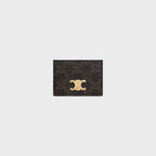 CELINE Triomphe Card Holder | 賽琳 卡套 (啡色老花)