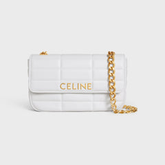 CELINE Chain Shoulder Bag | 賽琳 手袋連鏈帶 (多色) ARCTIC WHITE