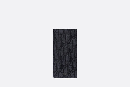 CHRISTIAN DIOR Vertical Long Wallet | 迪奧 長銀包 (Black)