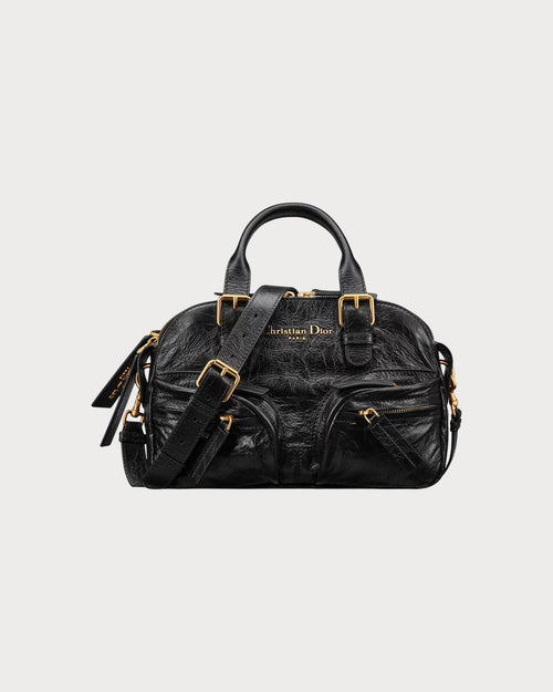CHRISTIAN DIOR Small Grand Tour Bowling Bag | 迪奥 手袋 (小码/黑色)