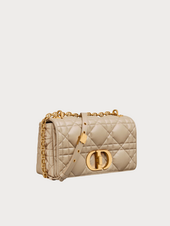 CHRISTIAN DIOR Dior Caro Bag Quilted Macrocannage Calfskin(Medium/3 Colors)