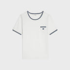 CELINE 70's Triomphe T-Shirt | Celine Short-Sleeved Top (White)