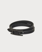 HERMES Men's Behapi Double Tour Bracelet | 愛馬仕 男仕手帶 (全黑色)