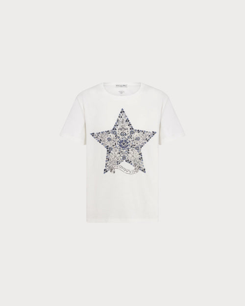 CHRISTIAN DIOR Embroidered T-Shirt | 迪奥 T恤 (白色)
