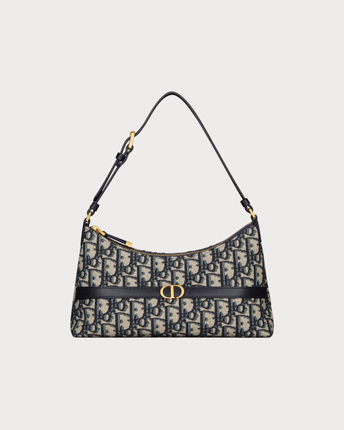 CHRISTIAN DIOR 30 Montaigne Mini Hobo Shoulder Bag | 迪奥腋下袋(蓝色老花)