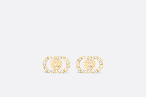 CHRISTIAN DIOR Petit CD Mini Stud Earrings | 迪奧 耳環 (金色)