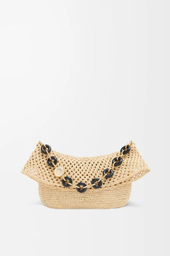 LOEWE Medium Ola Raffia Bag | LOEWE Straw Bag (Multicolor)