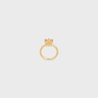 CELINE Triomphe Solitaire Sparkle Ring | CELINE Ring (Gold)