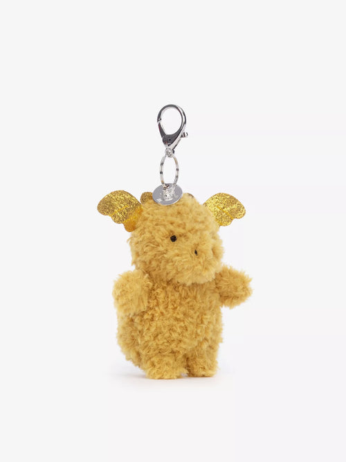 JELLYCAT Little Dragon Bag Charm | 小龙手袋挂饰 (黄色)