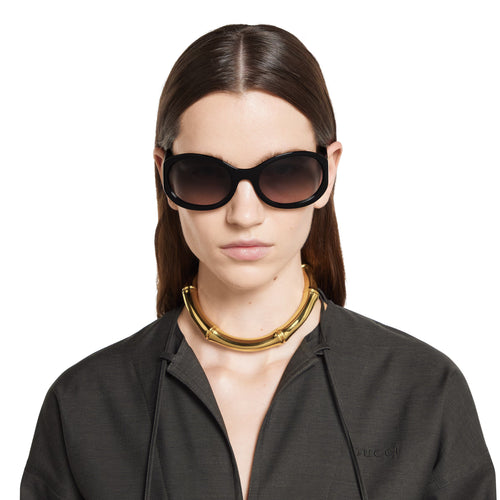 GUCCI Round Frame Sunglasses Acetate(Many)