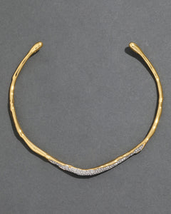 ALEXIS BITTAR Solanales Gold Crystal Skinny Collar | Necklace (Multicolor)