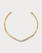 ALEXIS BITTAR Solanales Gold Crystal Skinny Collar(3 Colors)