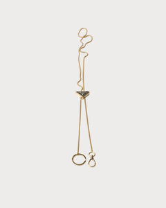 PRADA 1PS052 Metal Keychain Necklace | Prada Necklace (Multicolor)
