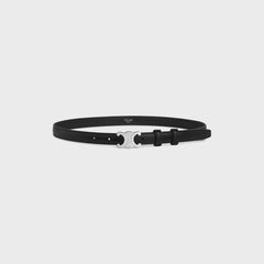 CELINE Medium Triomphe Belt | Celine Belt (2.5CM/Black)