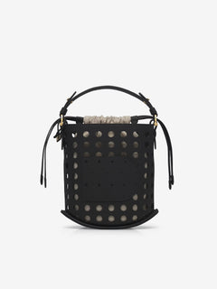 DELVAUX Pin Mini Bucket Airess | 德爾沃 迷你袋 (Black)
