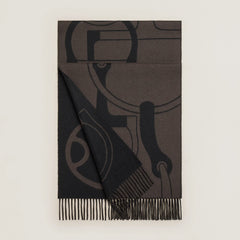 HERMES Metal Equestre Scarf | 爱马仕 男士围巾 (多色)
