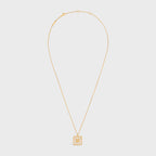 CELINE Triomphe Nightfall Necklace | Celine Necklace (Gold)