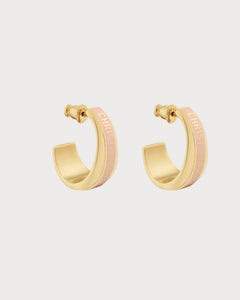 CHRISTIAN DIOR Dior Code Earrings Gold-Finish Metal | 迪奥耳环(多色)