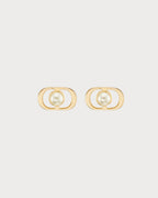 CHRISTIAN DIOR Petit CD Jolie Mini Stud Earrings | 迪奥耳环(金色)