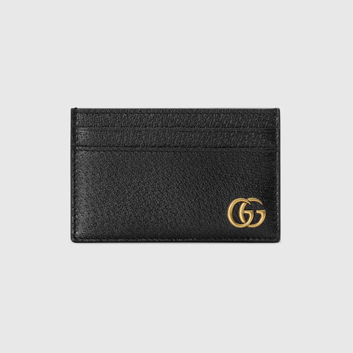 GUCCI Men's GG Marmont Card case | 古馳 男仕卡套 (黑色)