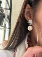 CHANEL A36138 Iconic Pearl Earrings
