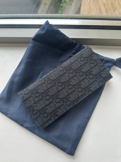 CHRISTIAN DIOR Vertical Long Wallet | Dior long wallet (multi-color)