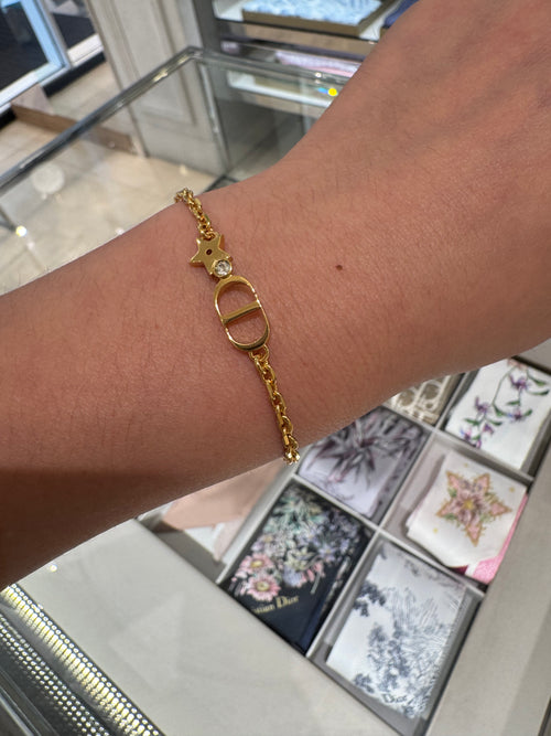 CHRISTIAN DIOR Petit CD Lucky Star Bracelet | 迪奧 幸運星手鏈 (金色)