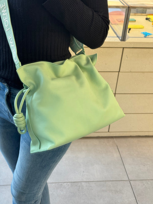 LOEWE Medium Flamenco Clutch | 羅意威 手袋 (綠色)