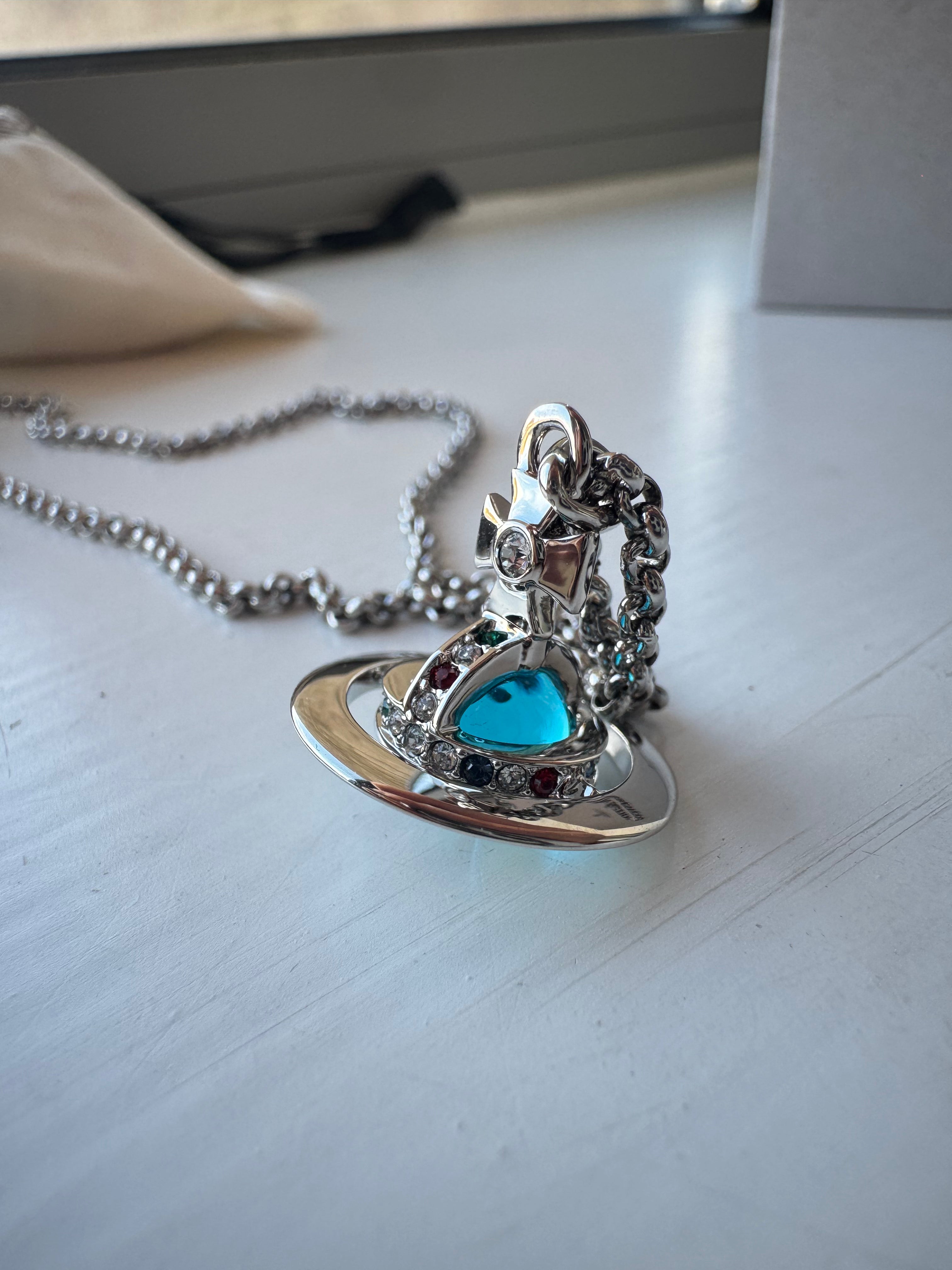 VIVIENNE WESTWOOD New Orb Pendant Necklace Brass(Petite/4 Colors