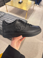 CHANEL All Black Sneaker | Chanel sneakers (all black)