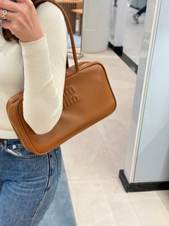 MIU MIU Beau Leather Top-Handle Bag Medium | Miu Miu Handbag (Medium/Multicolor)