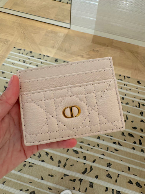 CHRISTIAN DIOR Caro 5-Slot Calfskin Card Holder | 迪奧 卡套 (多色)