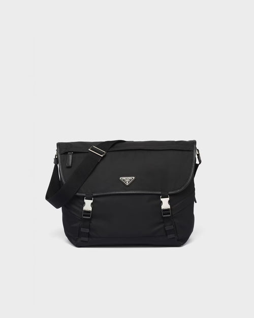 PRADA 2VD052 Men's Re-Nylon and Saffiano Shoulder Bag Black | 普拉達 男仕手袋 (黑色)