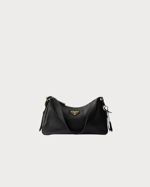 普拉达 Amiee Medium Shoulder Bag 皮革单肩袋(中码/多色)