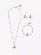 VIVIENNE WESTWOOD Ariella Brass and Cubic Zirconia Silver Bundle | VIVIENNE WESTWOOD Ariella Brass and Cubic Zirconia Silver Bundle