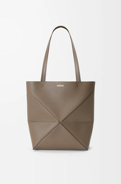 LOEWE Medium Puzzle Fold Tote in Soft Grained Calfskin | LOEWE Handbag (Medium/Multicolor)
