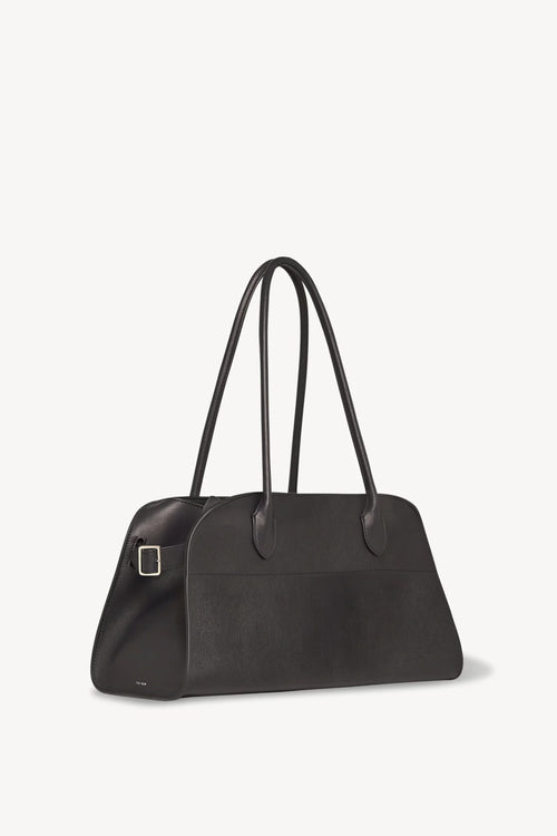 THE ROW Margaux Shoulder 12 Bag in Leather | Handbag (Black)