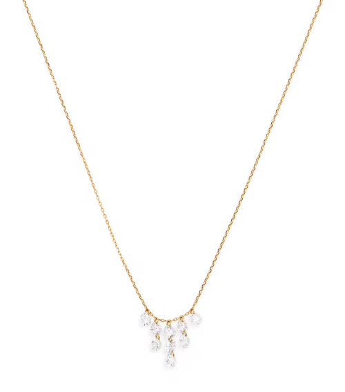 PERSEE Yellow Gold and Diamond Celeste Triangle Necklace | 黃金鑽石三角頸鏈 (黃金)