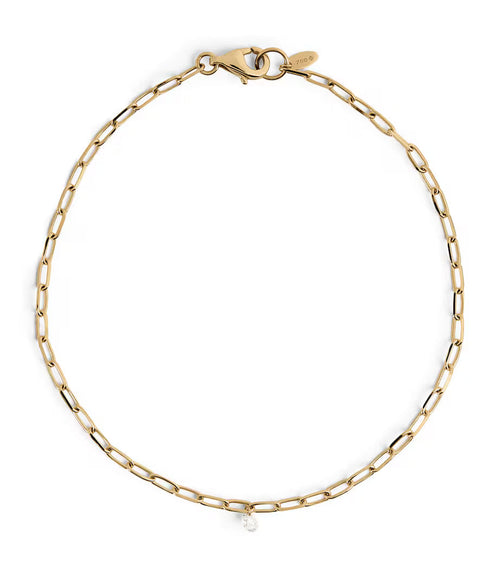 PERSEE Yellow Gold and Diamond Danae Bracelet | 黃金鑽石達娜伊手鍊 (黃金)