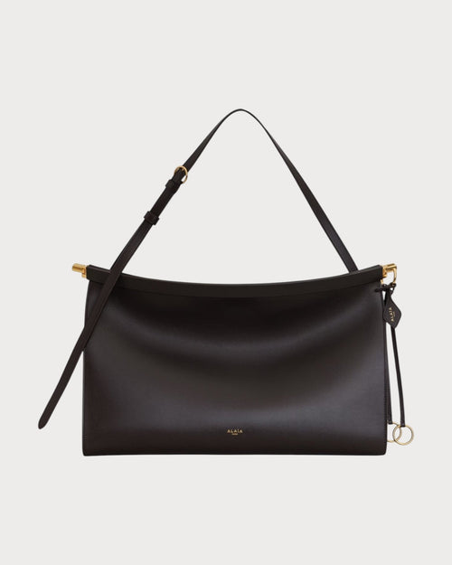 ALAIA Le Click East West Large Bag In Leather(Large/Black) - LONDONKELLY 英国名牌代购
