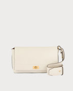 ANYA HINDMARCH Mortimer Cross - body | 安雅·希德瑪芝 Mortimer 斜背包(粉筆白) - LondonKelly 英國名牌代購