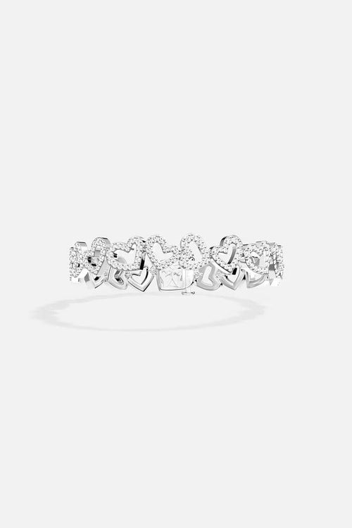 APM MONACO AB5730OX Heart Bracelet | 愛心手鏈 (銀色) - LondonKelly 英國名牌代購