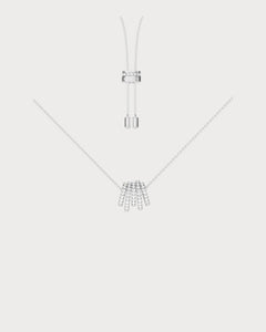 APM MONACO AC4693OX Hoop Silver Adjustable Necklace | 銀色圓圈可調式項鍊 (多色) - LondonKelly 英國名牌代購