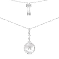 APM MONACO AC5794XNAA Alphabet Eternelle Adjustable Necklace | 可調式頸鏈 (銀色) - LondonKelly 英國名牌代購