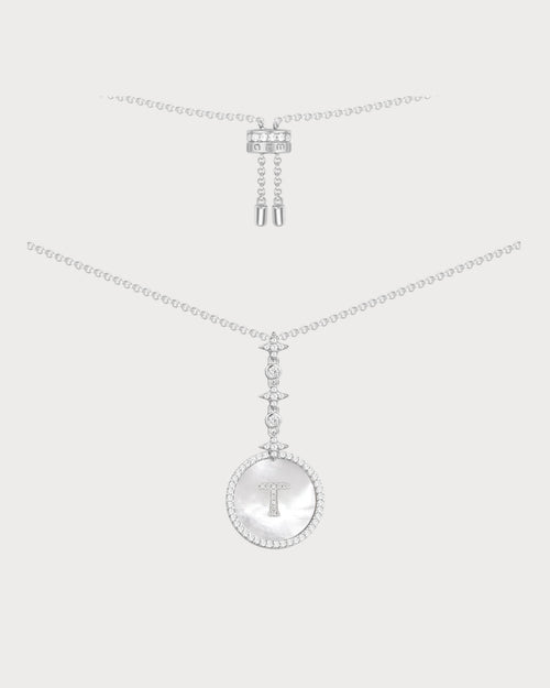 APM MONACO AC5794XNAA Alphabet Eternelle Adjustable Necklace | 可調式頸鏈 (銀色) - LondonKelly 英國名牌代購