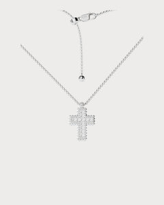 APM MONACO AC8082OX Pavé Cross Adjustable Necklace | 鋪鑽十字可調式頸鏈 (多色) - LondonKelly 英國名牌代購