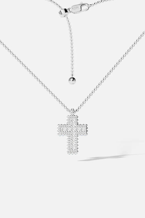 APM MONACO AC8082OX Pavé Cross Adjustable Necklace | 铺钻十字可调式颈链 (多色) - LondonKelly 英国名牌代购