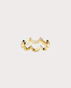 APM MONACO Y23219OX Wavy Gold Ring | 波浪金戒指 (金色) - LondonKelly 英國名牌代購