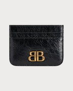 BALENCIAGA Monaco Card Holder Black | 巴黎世家 卡套 (黑色) - LONDONKELLY 英国名牌代购