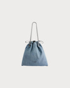 BALENCIAGA Women's Crush Medium Tote Bag | 巴黎世家 手袋 (牛仔藍) - LondonKelly 英國名牌代購